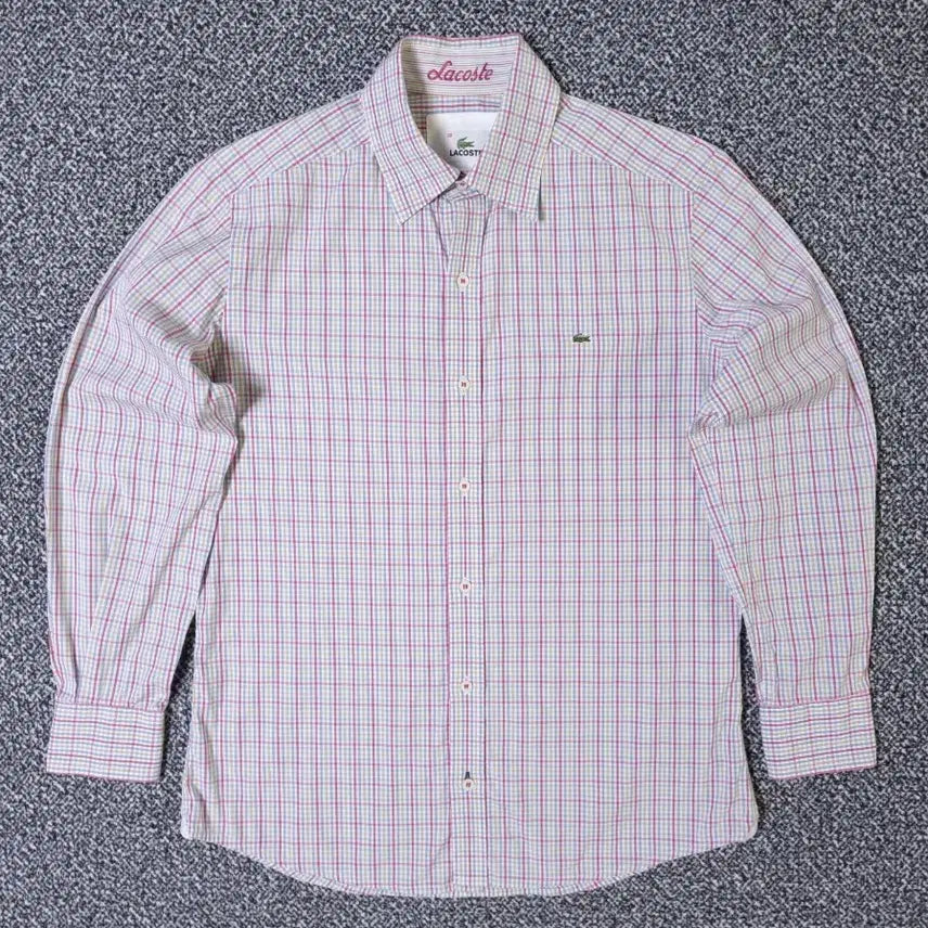 [BUNJANG] Lacoste Women's Check Shirt / [무료배송][95]라코스테 여성용 체크 셔츠 남방