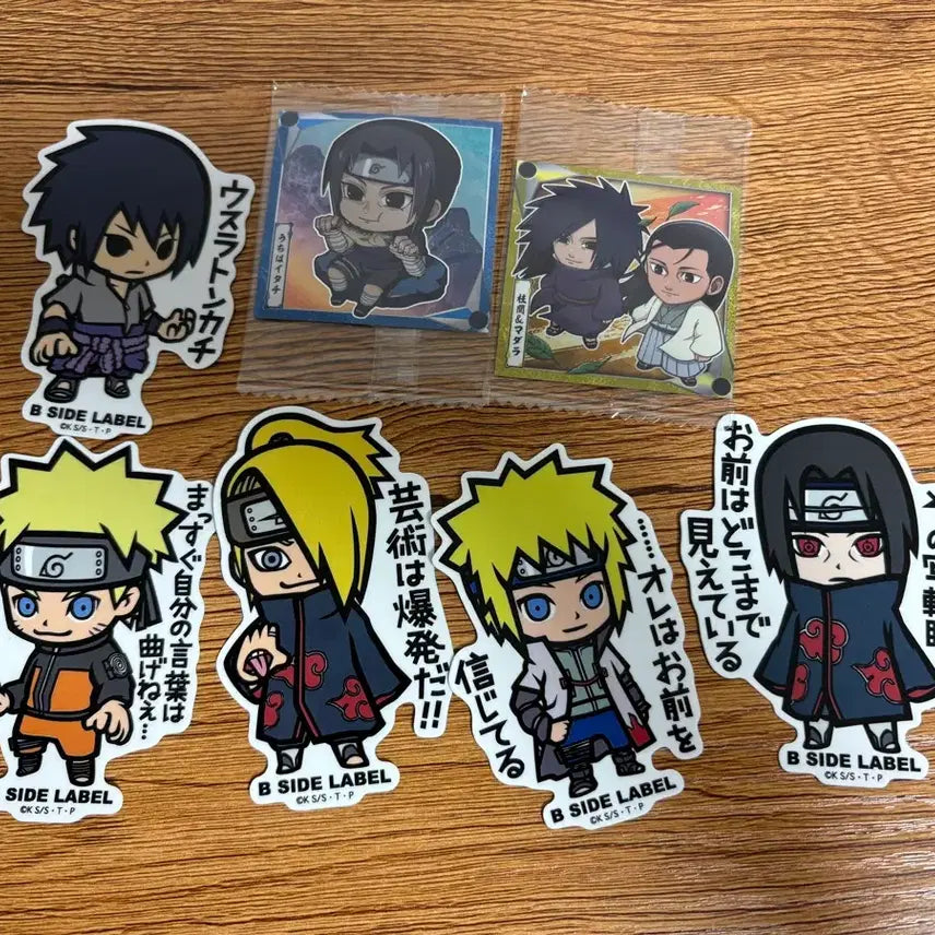 [BUNJANG] Naruto B-side Label Sticker Set / 나루토 비사이드라벨 스티커