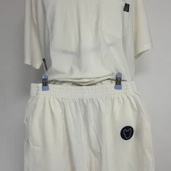 [BUNJANG] Life Work Ivory Short Sleeve Top and Shorts Set (L) / 마지막 가격 내림 라이프워크 아이보리 반팔 상하의 세트 L
