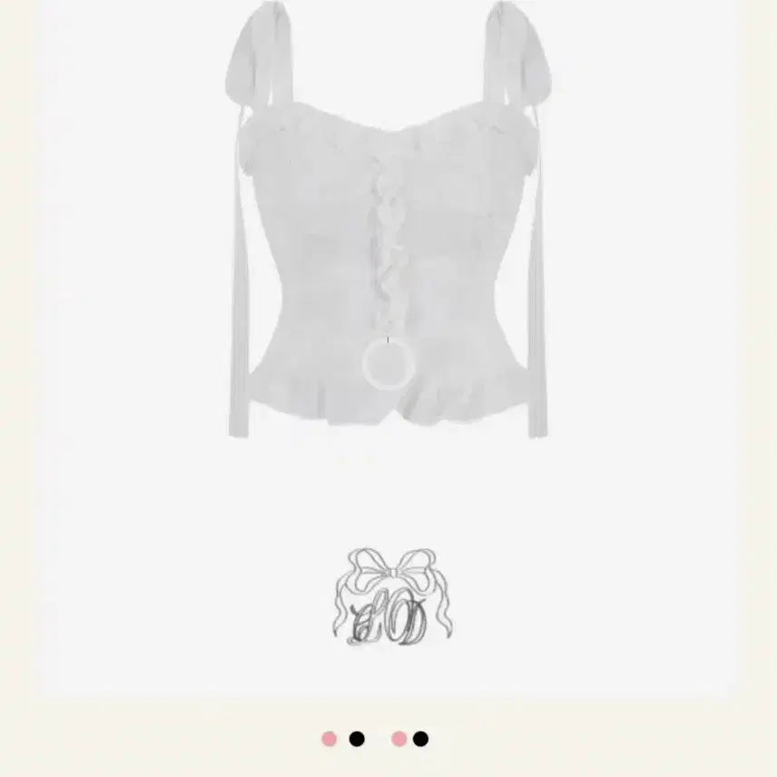 [BUNJANG] Cloud Emotion Coachella Frill Blouse White / 클라우드이모션 코첼라 프릴 블라우스 화이트