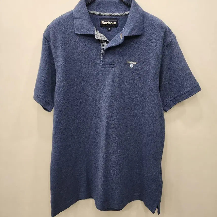 [BUNJANG] Barbour Tartan Pique Polo Shirt / 정품) 바버 타탄 피케 폴로셔츠