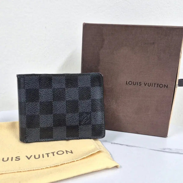 [BUNJANG] Louis Vuitton Damier Men's Bifold Wallet / 루이비통 다미에 남성 반지갑