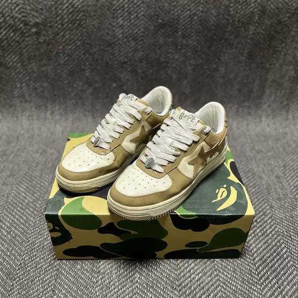 [BUNJANG] BAPE BAPESTA Low Beige (270) / 베이프스타 로우 270