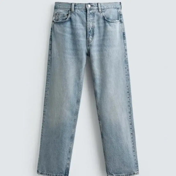 [BUNJANG] Zara Straight Fit Jeans (Light Blue) / 자라 스트레이트핏 진(라이트 블루)