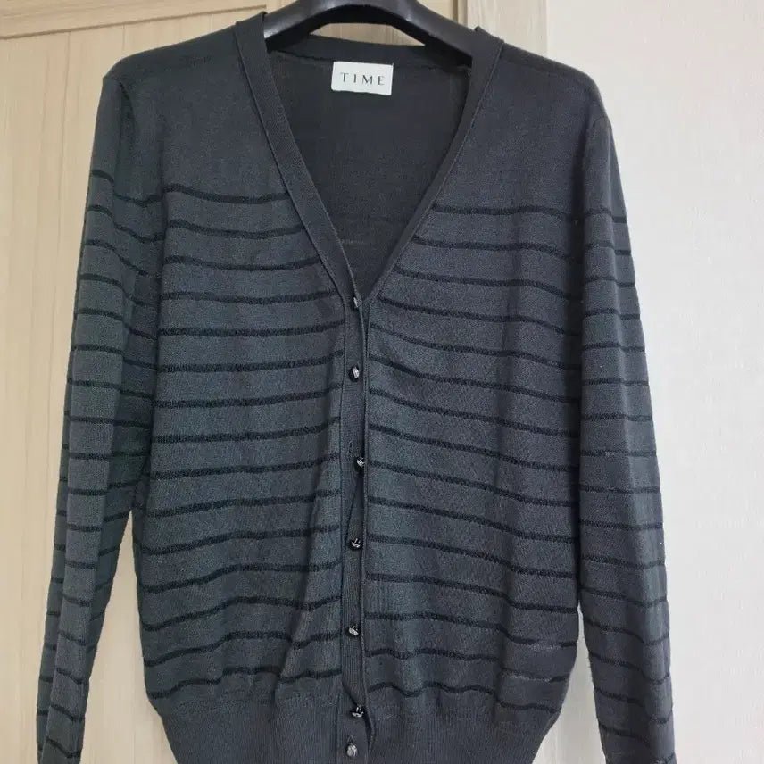 [BUNJANG] TIME Striped Cardigan / 타임 스트라이프 가디건