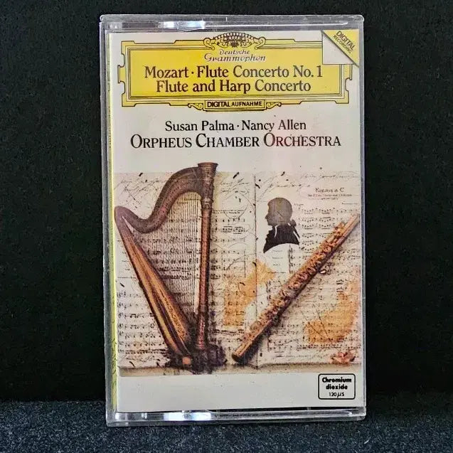 [BUNJANG] Mozart Flute Concerto No. 1 & Flute and Harp Concerto Cassette Tape / 모차르트 플루트 협주곡 1번 플루트와 하프 협주곡 카세트 테이프