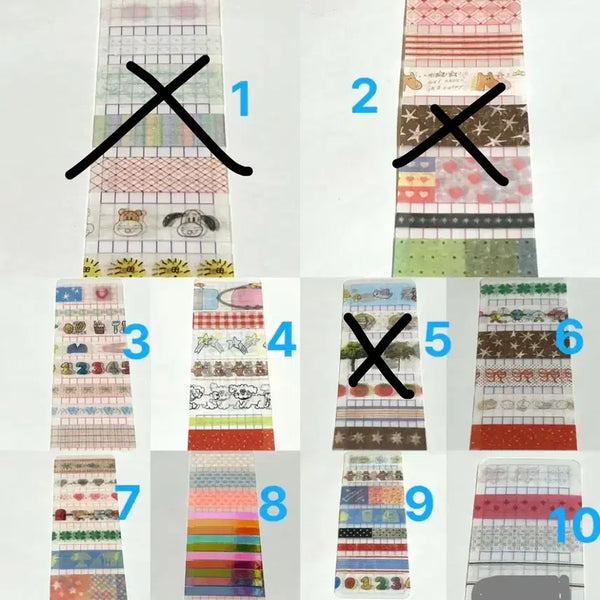 [BUNJANG] Assorted Washi Tape (Sold by 30cm increments) / 마테띵 골라담기