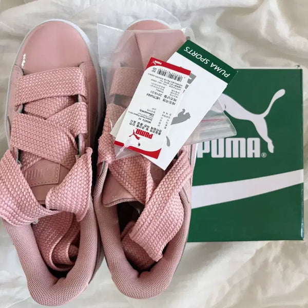 [BUNJANG] Puma Basket Heart Sneakers / 푸마 바스켓 하트 여성스티커즈 220