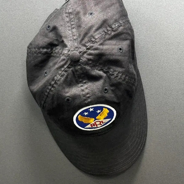[BUNJANG] RRL Wing Logo Cap Black / 더블알엘(RRL) 윙로고 캡 블랙