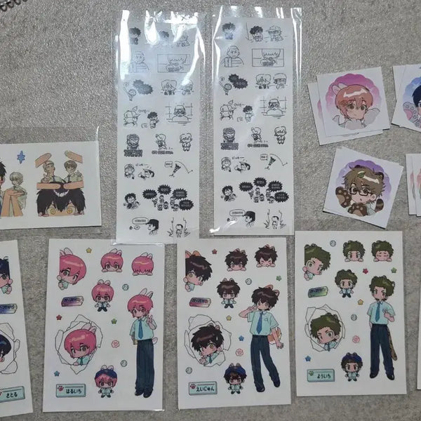 [BUNJANG] Daiya No Ace Sawamura Eijun Miyuki Kazuya Sticker Bundle Set (Sealed) / 잡식님 다이에이 스티커 일괄 미개봉 사와무라 에이준 미유키 카즈야