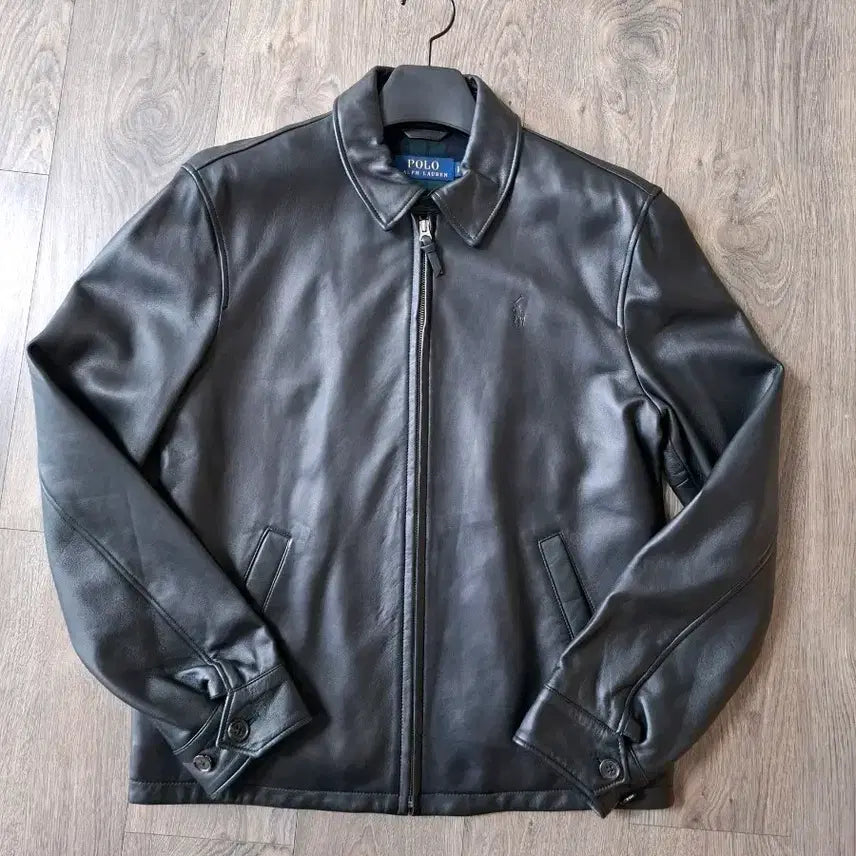 [BUNJANG] Polo Ralph Lauren Maxwell Lambskin Leather Jacket Black / S 폴로 랄프로렌 맥스웰 램스킨 레더 자켓 블랙