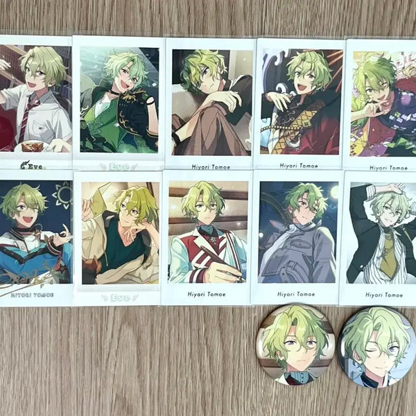 [BUNJANG] Ensemble Stars Tomoe Hiyori Paper Tickets & Can Badges Bundle Set / 앙스타 앙상블스타즈 토모에 히요리 지류 캔뱃지 양도 판매 파샤파샷츠SS굿즈분철에덴이베코레