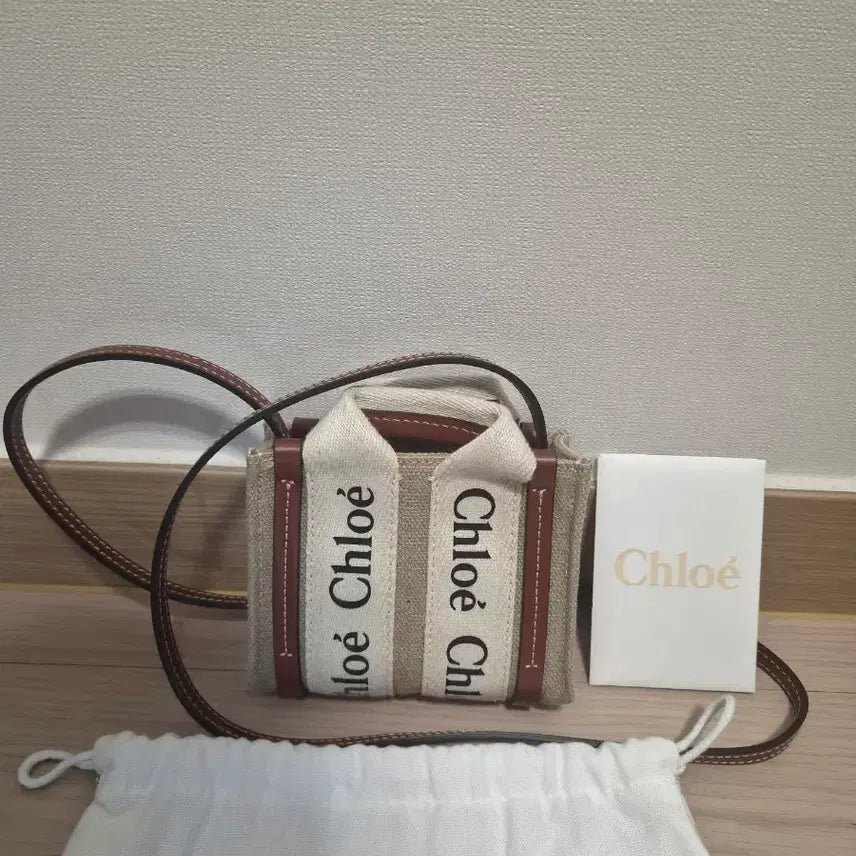 [BUNJANG] Chloé Woody Mini Tote Bag / 끌로에 우디 토트백 미니