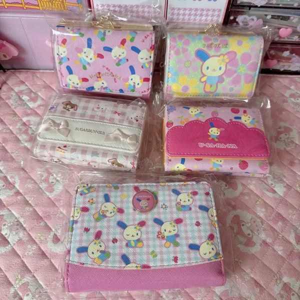 [BUNJANG] Sanrio Sugar Bunny Usahana Bifold Wallet / 산리오 반지갑 지갑 슈가바니즈 우사하나