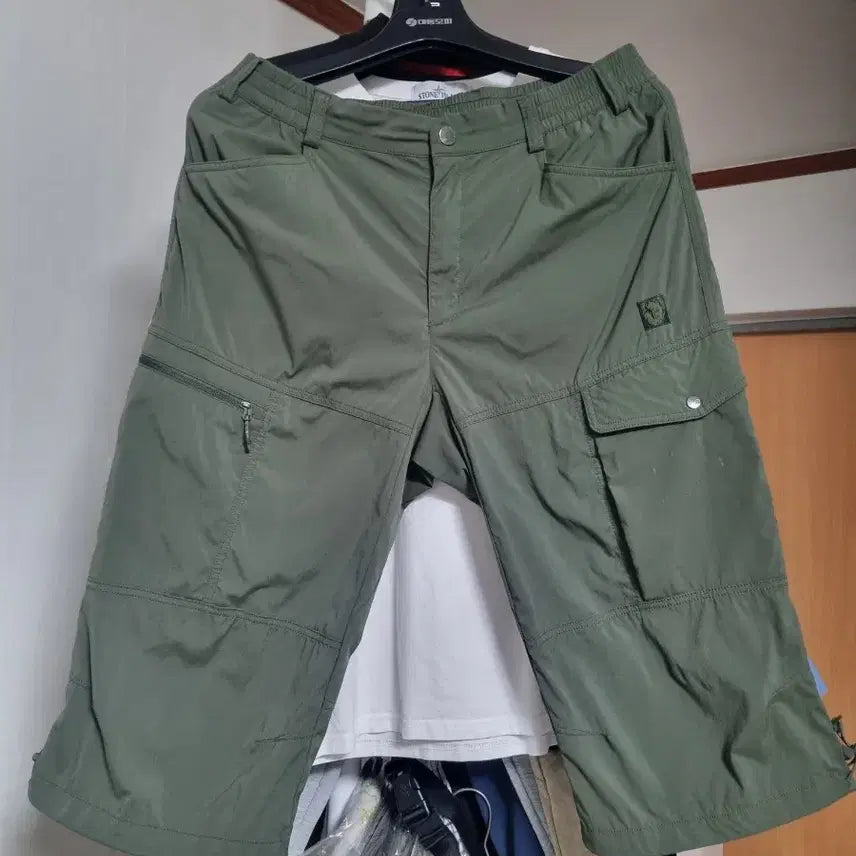 [BUNJANG] Black Yak Cargo 7-Part Pants Khaki Size 34 / (세탁 완료)블랙야크 카고 7부바지 카키 86 34사이즈
