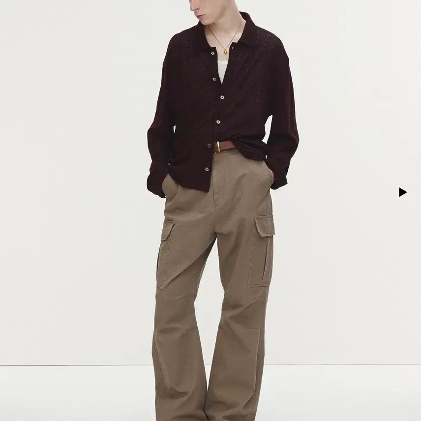 [BUNJANG] Tonywack Flare Cargo Pants Beige 32 / 토니웩 플레어 카고팬츠 베이지 32
