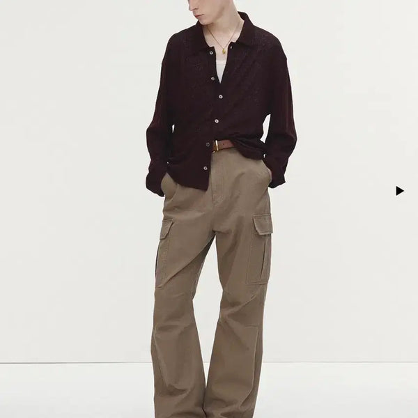 [BUNJANG] Tonywack Flare Cargo Pants Beige 32 / 토니웩 플레어 카고팬츠 베이지 32