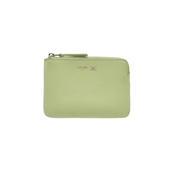 [BUNJANG] Celine Triomphe Stamped Coin Purse Soft Lime / 셀린느 트리옹프 스탬핑 코인 펄스