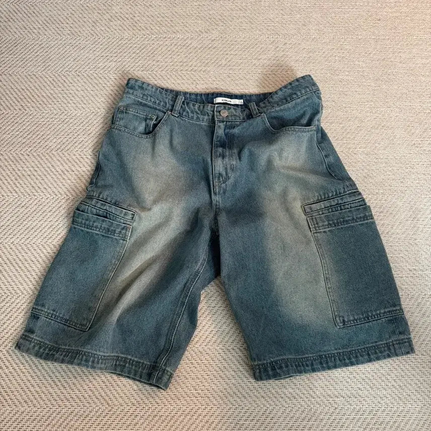 [BUNJANG] KIMUUR Denim Bermuda Pants / (L) 키뮤어 데님 버뮤다팬츠