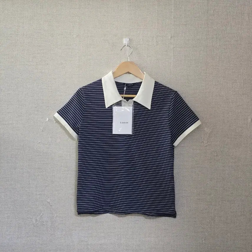 [BUNJANG] Lookast Striped Short Sleeve T-Shirt (New) / 룩캐스트 스트라이프 반팔티(새상품)