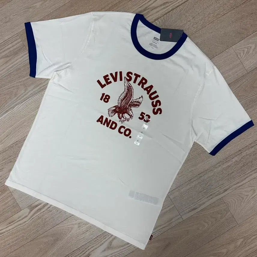 [BUNJANG] Levi's Vintage Graphic Ringer T-Shirt / 리바이스 빈티지 그래픽 링거 티셔츠 M L 사이즈