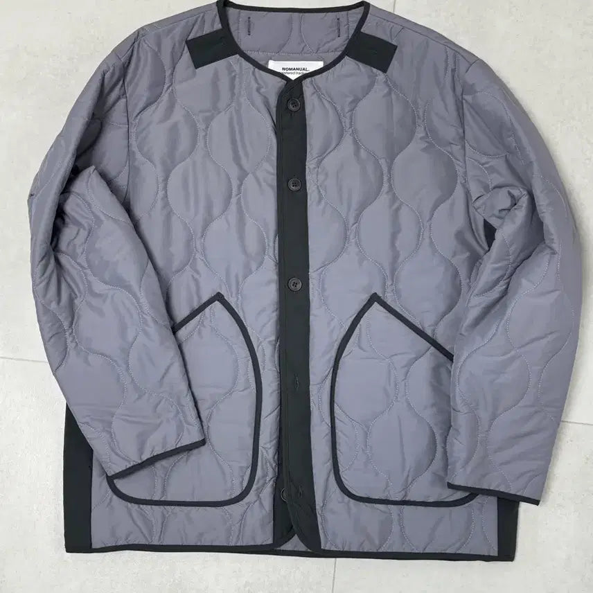 [BUNJANG] No Manual Lightweight Padded Jacket Grey / 노매뉴얼 경량패딩