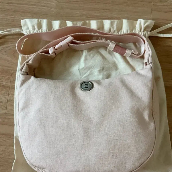 [BUNJANG] Minuit Nuage Cleo Waist Bag Washed Pink / 미닛뮤트 워싱핑크 클로웨이스트