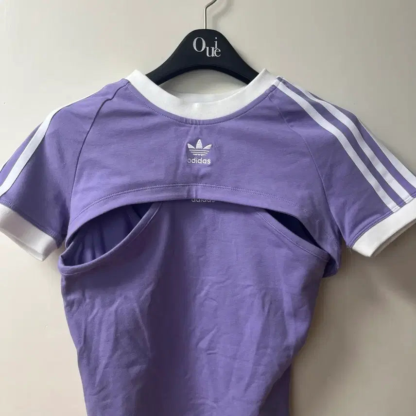 [BUNJANG] Adidas Layering Crop T-Shirt / 아디다스 레이어링 탑