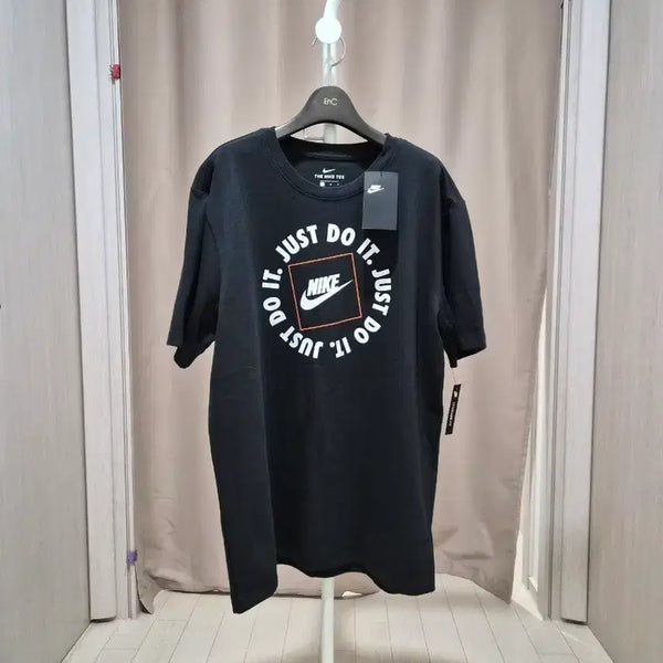 [BUNJANG] Nike Just Do It T-Shirt Black / 나이키 저스트두잇 반팔 티셔츠 블랙.정품 새상품