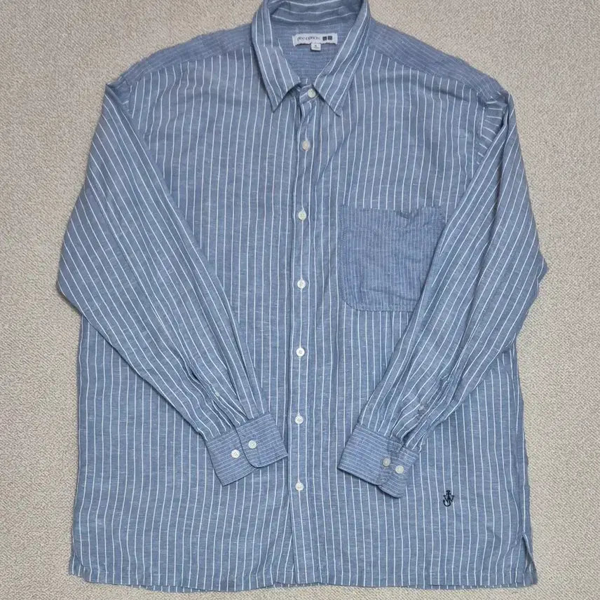 [BUNJANG] JW Anderson x Uniqlo Linen Shirt XL / jw앤더슨 유니클로 린넨 셔츠