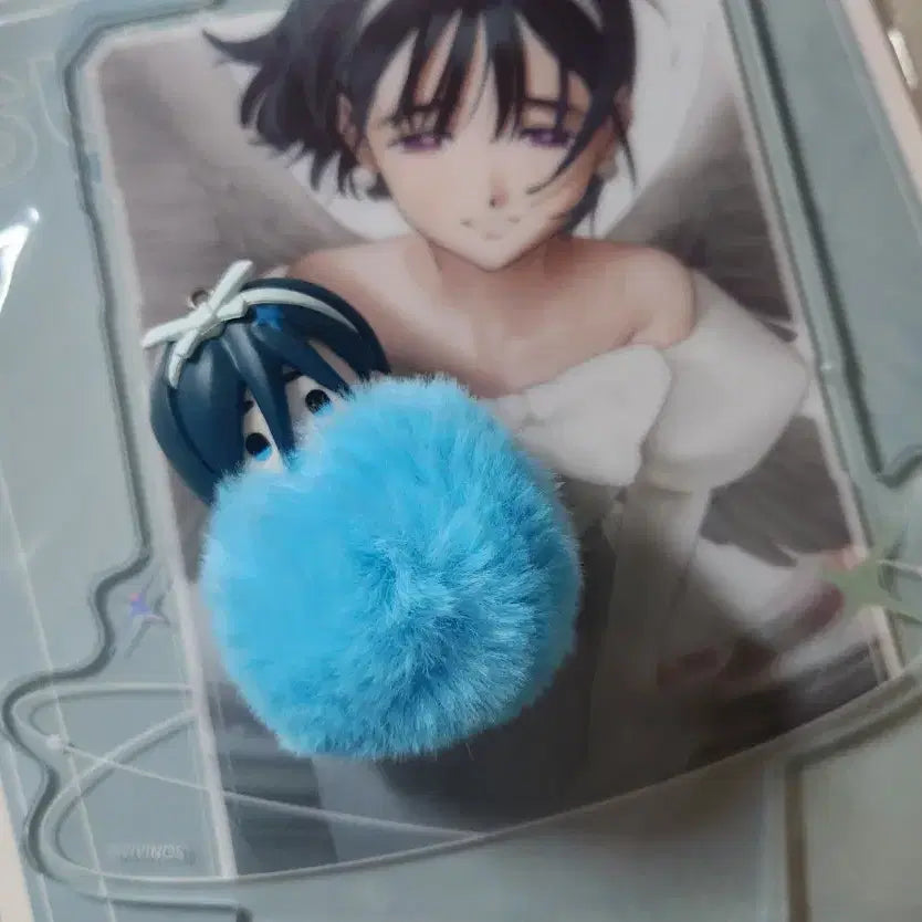 [BUNJANG] A-Stage Sua Half-Body Acrylic & Pom Pom Keyring / 에이스테 수아 반신 아크릴 폼폼이 키링 에일리언 스테이지