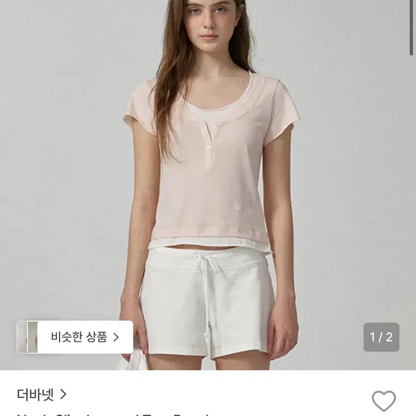 [BUNJANG] The Barnet Noah Slim Layered T-Shirt / 더바넷 노아 슬림 레이어드 티셔츠