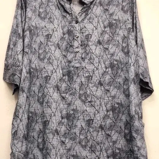 [BUNJANG] Fungi Rayon 100% Frill Neck Blouse with Pockets / 77)국산 풍기인견 레이온100% 프릴넥 블라우스  / 양쪽 포켓