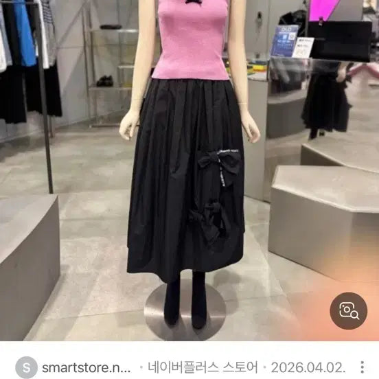 [BUNJANG] Lucky Chouette Ribbon Sleeveless Top / 신상) 럭키슈에뜨 리본 민소매 나시티