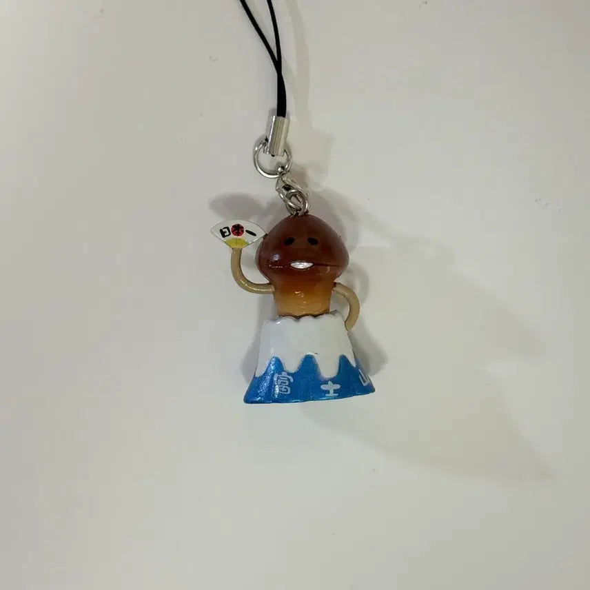 [BUNJANG] Nameko Mt. Fuji Classic Strap Keychain / 나메코 고전 스트랩 키링 후지산