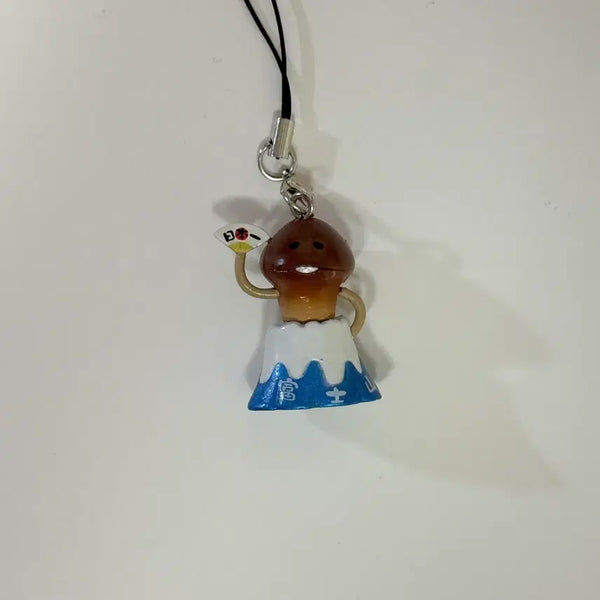 [BUNJANG] Nameko Mt. Fuji Classic Strap Keychain / 나메코 고전 스트랩 키링 후지산