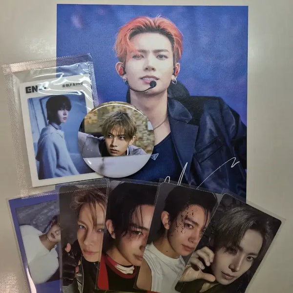 [BUNJANG] Lee Heeseung Bundle Set Photocard, Badge, Mini Poster / 에반 이희승 굿즈 처분