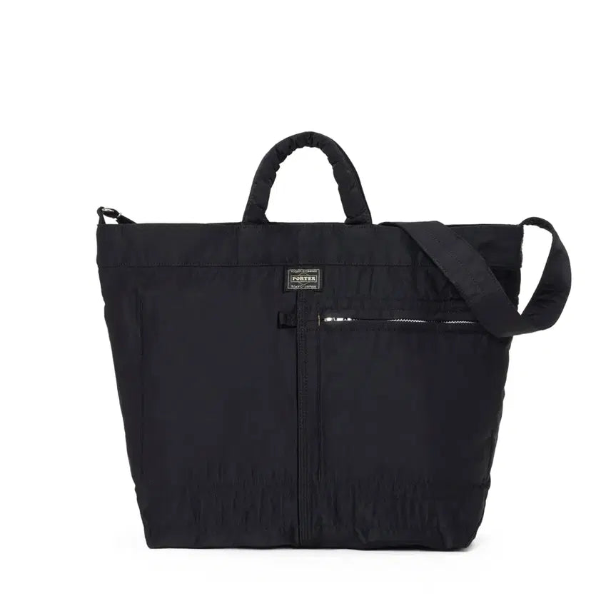 [BUNJANG] Yoshida Porter Mile 2-Way Tote Bag Black / 요시다 포터 마일 투웨이 토트백 블랙