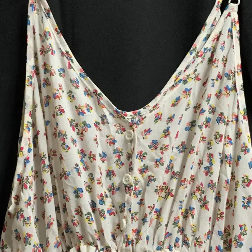 [BUNJANG] Flower Print Sleeveless Dress / 플라워 나시 원피스 (미착용 새제품)