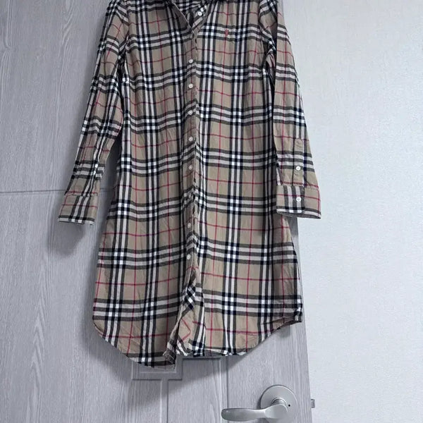 [BUNJANG] Polo Ralph Lauren Check Shirt Dress / 폴로 체크 셔츠 원피스 M
