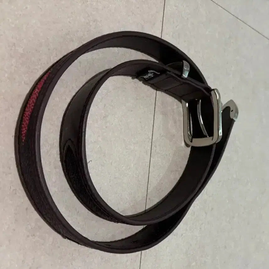 [BUNJANG] Stussy Manta Ray Print Overlay Belt Plum S/M / 스투시 반타 레이 프린트 오버레이 벨트 플럼 S/M
