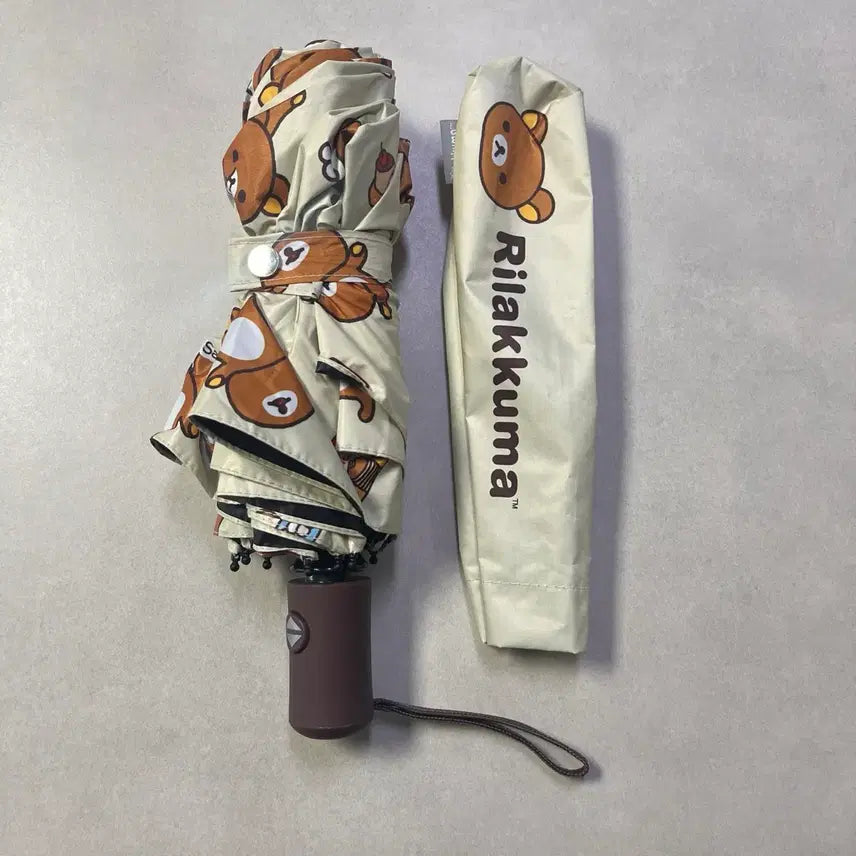 [BUNJANG] Rilakkuma Folding Umbrella / 리락쿠마 cu 접이식 우산