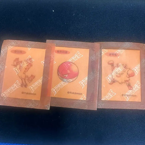 [BUNJANG] Pokemon Stickers (Moltres, Voltorb, Annihilape) Bundle Set / 포켓몬 띠부씰 (파이어, 찌리리공, 성원숭)