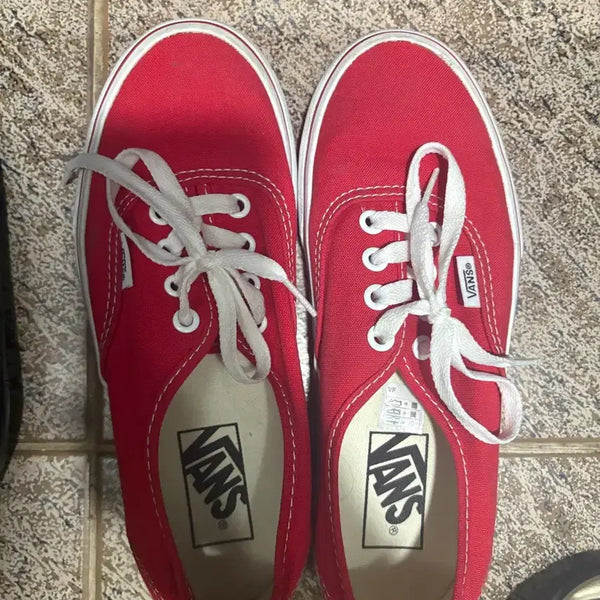 [BUNJANG] Vans Old Skool Red Shoes / 반스 올드스쿨 레드 230