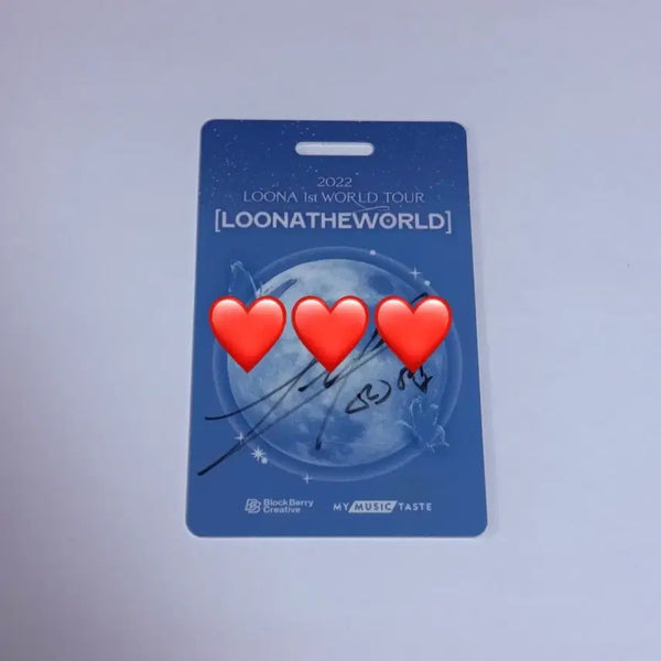 [BUNJANG] LOONA Kim Lip Signed Photocard Artemis / 이달의소녀 김립 싸인 카드 아르테미스