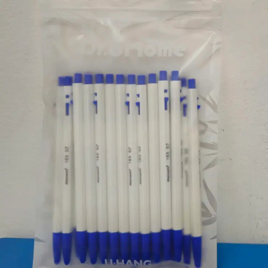 [BUNJANG] Monami 153 Ballpoint Pen - Blue (24 pcs) / 모나미볼펜 153. 블루색상 24개. 미사용.
