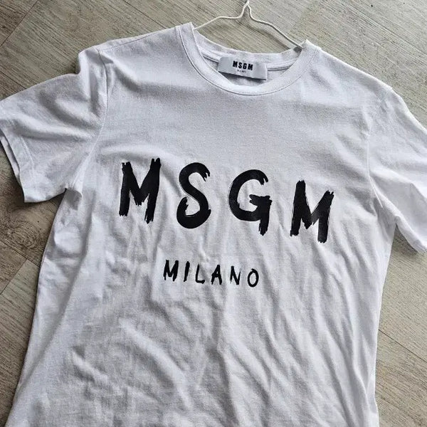 [BUNJANG] MSGM Milano Short Sleeve T-Shirt White / MSGM 밀라노 반팔 티셔츠 화이트
