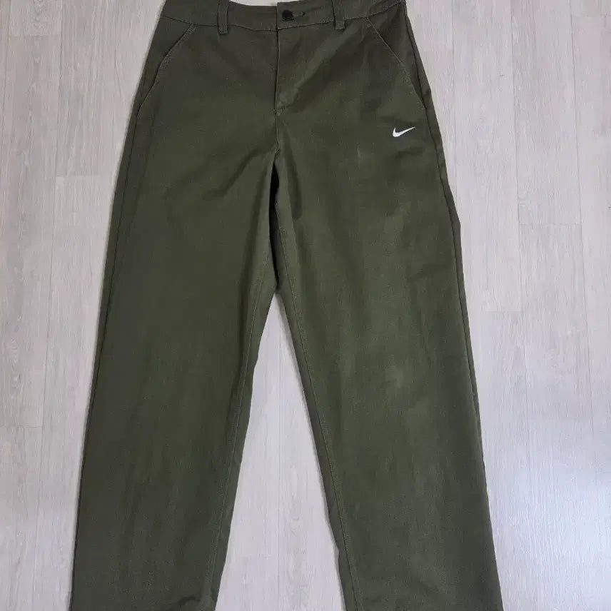 [BUNJANG] Nike Cargo Pants Olive Green Chino M (30) / 나이키 카고 바지 올리브 그린 치노 30 M