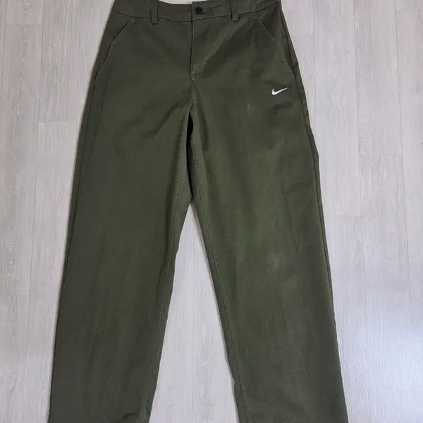 [BUNJANG] Nike Cargo Pants Olive Green Chino M (30) / 나이키 카고 바지 올리브 그린 치노 30 M