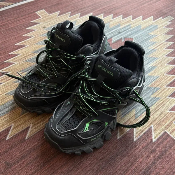 [BUNJANG] Balenciaga Track Sneakers Fluorescent Green Size 41 / 발렌시아가 트랙 스니커즈 플루오 그린 41